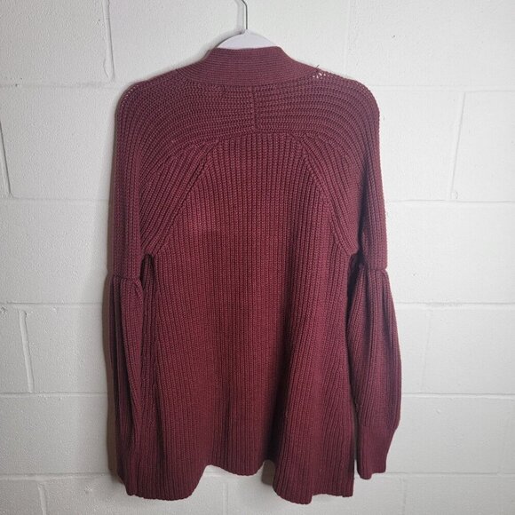 Anthropologie Knitted & Knotted Wool Blake Cardigan Size Small Pockets Grandma - Picture 2 of 7